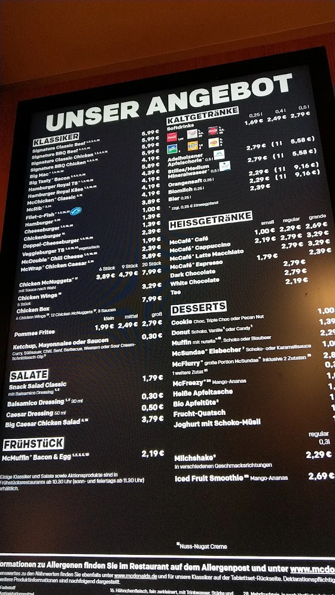 Speisekarte photo 1