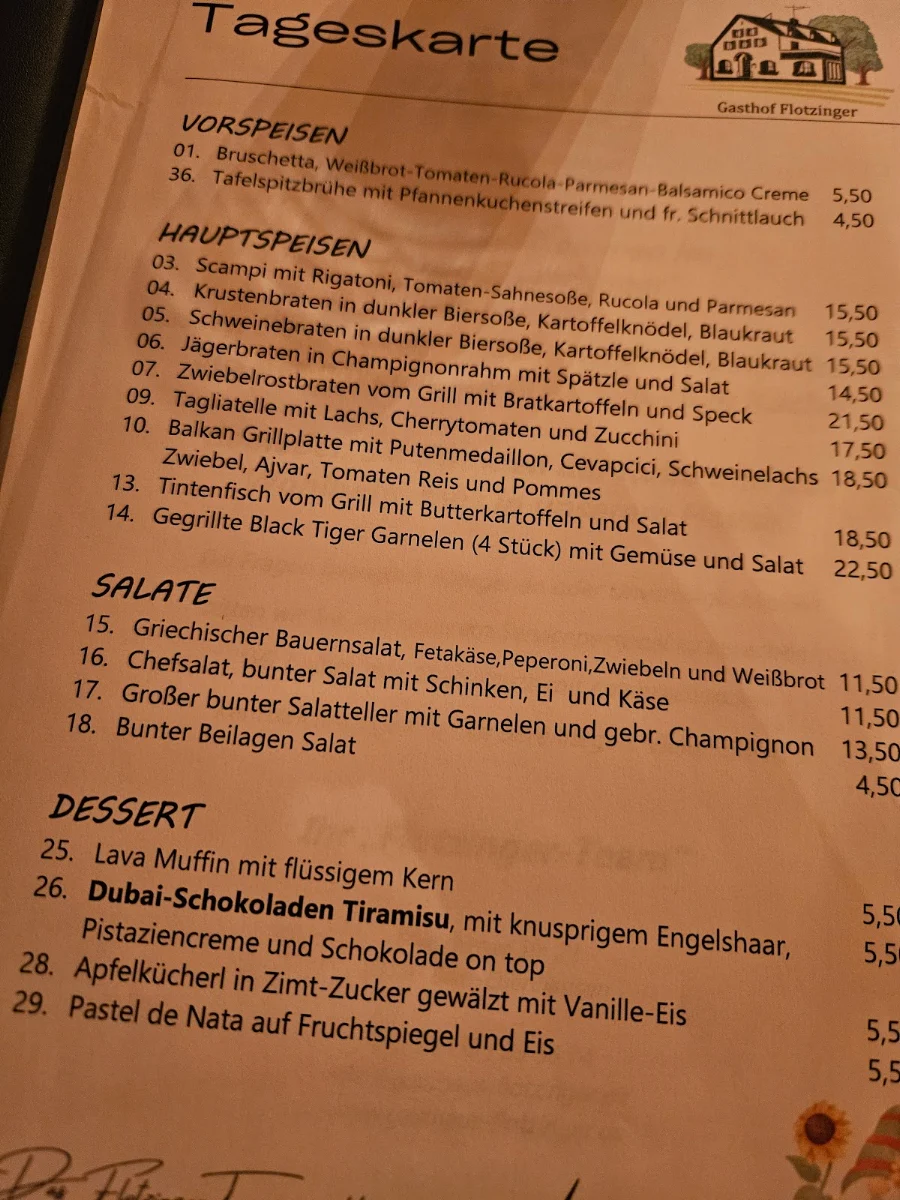 Speisekarte photo 4