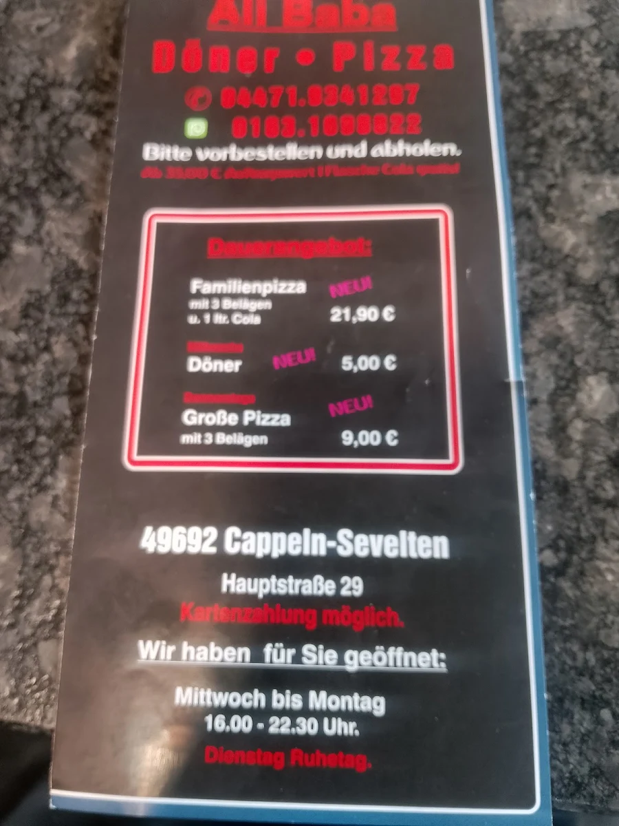 Speisekarte photo 1