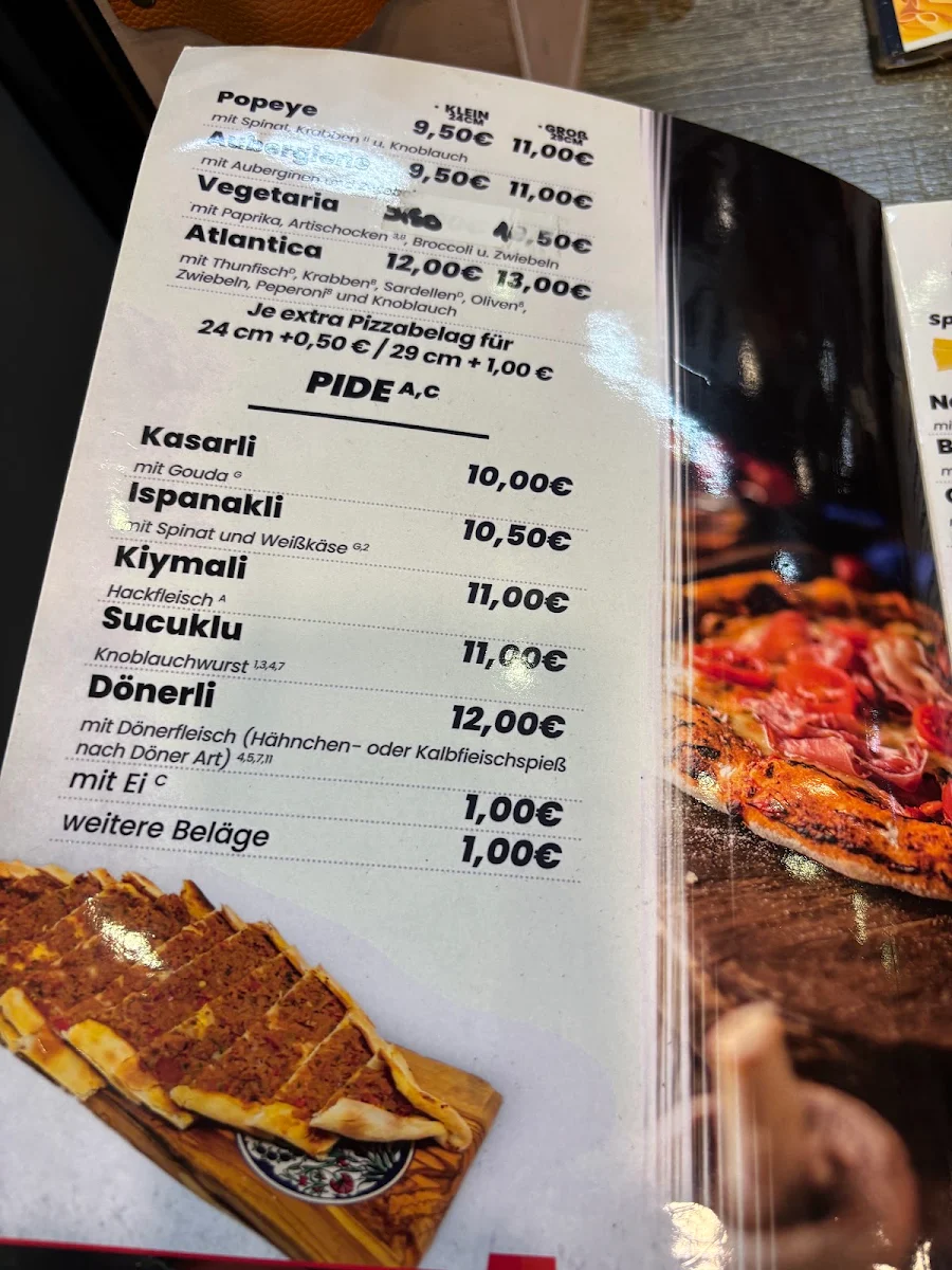 Speisekarte, Vatan Kebap Haus