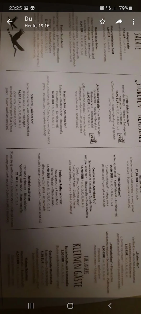 Speisekarte photo 6