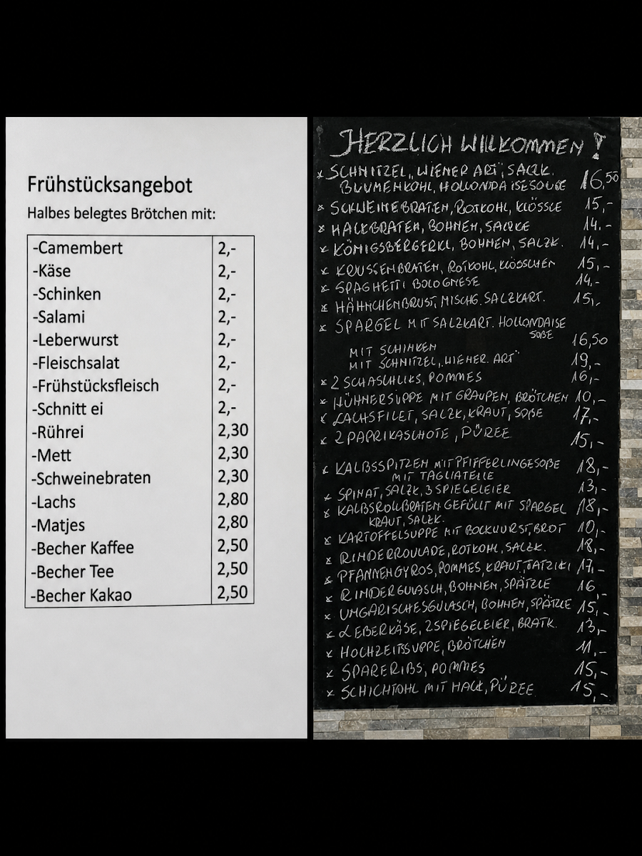 Speisekarte photo 1