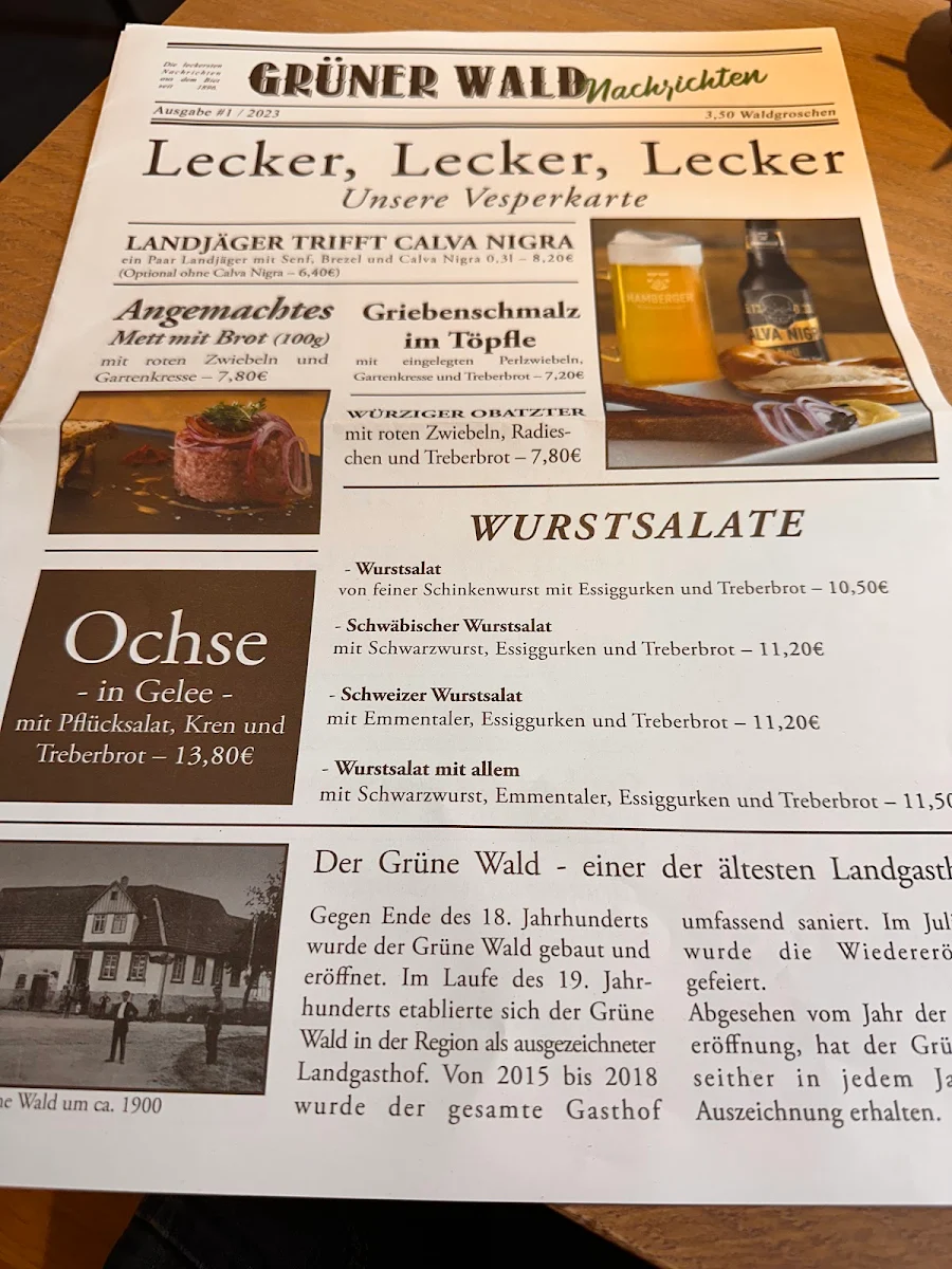 Speisekarte photo 3