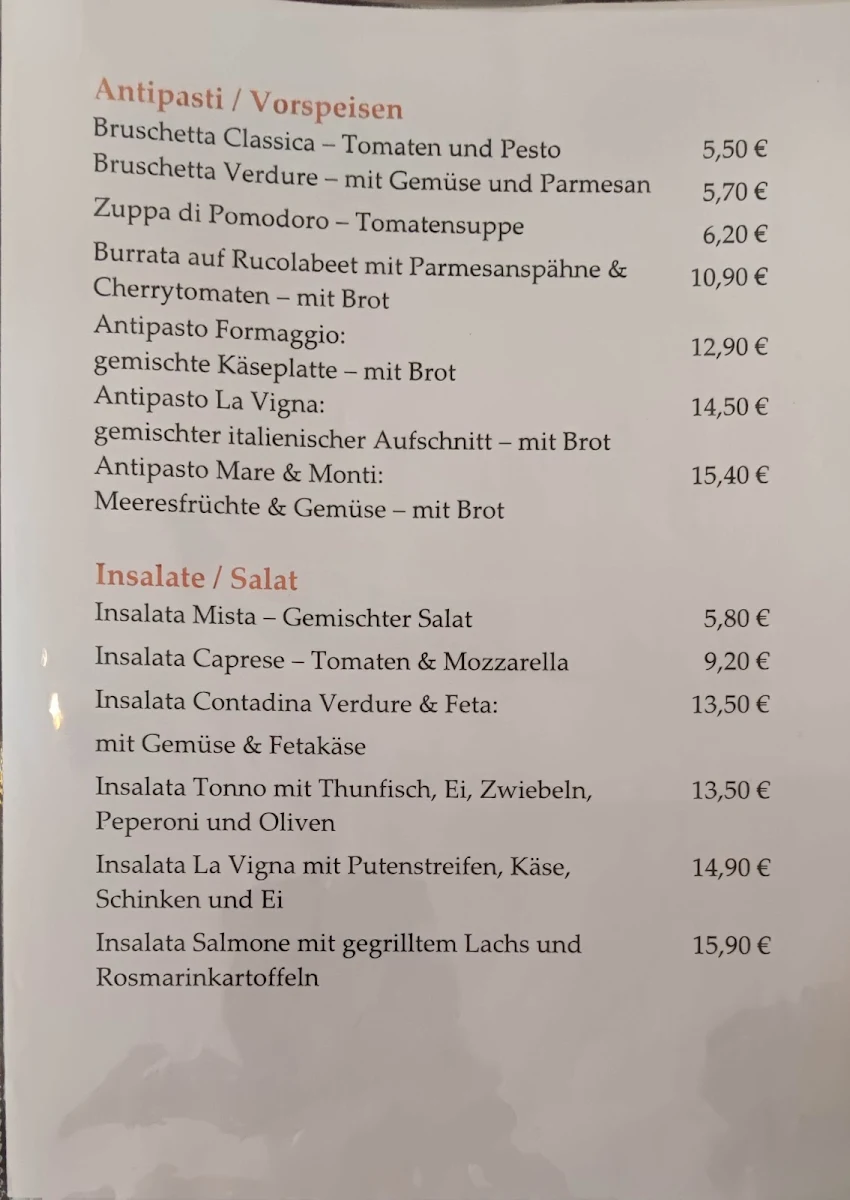 Speisekarte photo 1