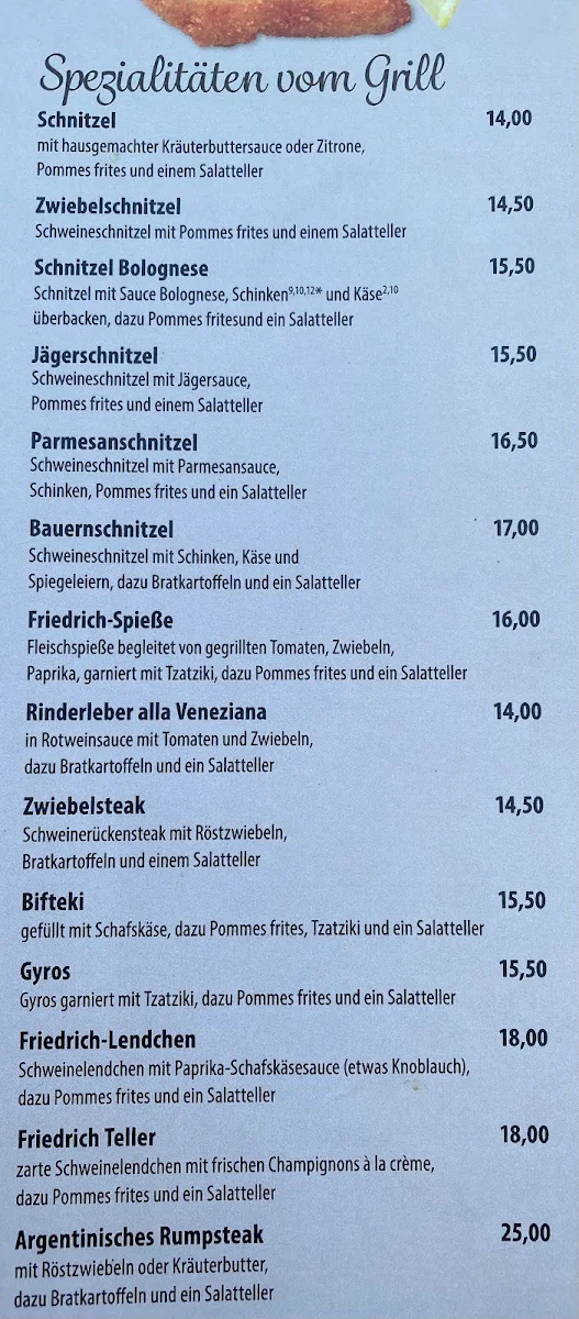 Speisekarte photo 1