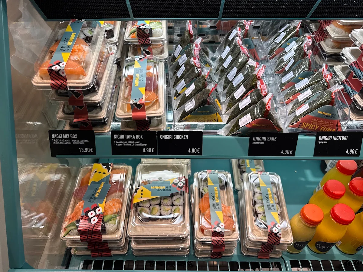 Speisekarte, Manga Sushi