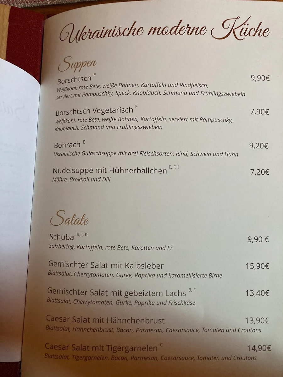 Speisekarte photo 3