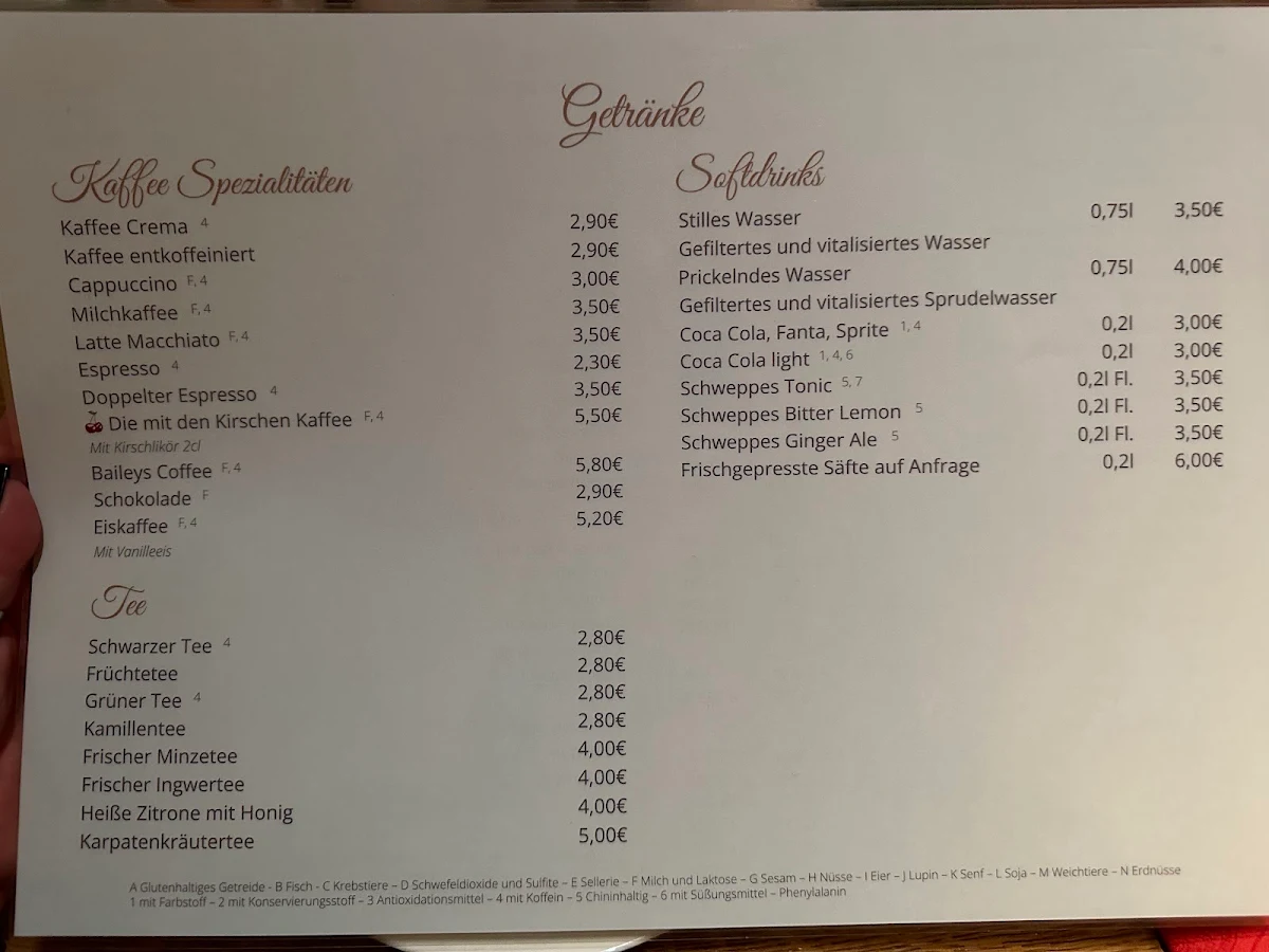 Speisekarte photo 9