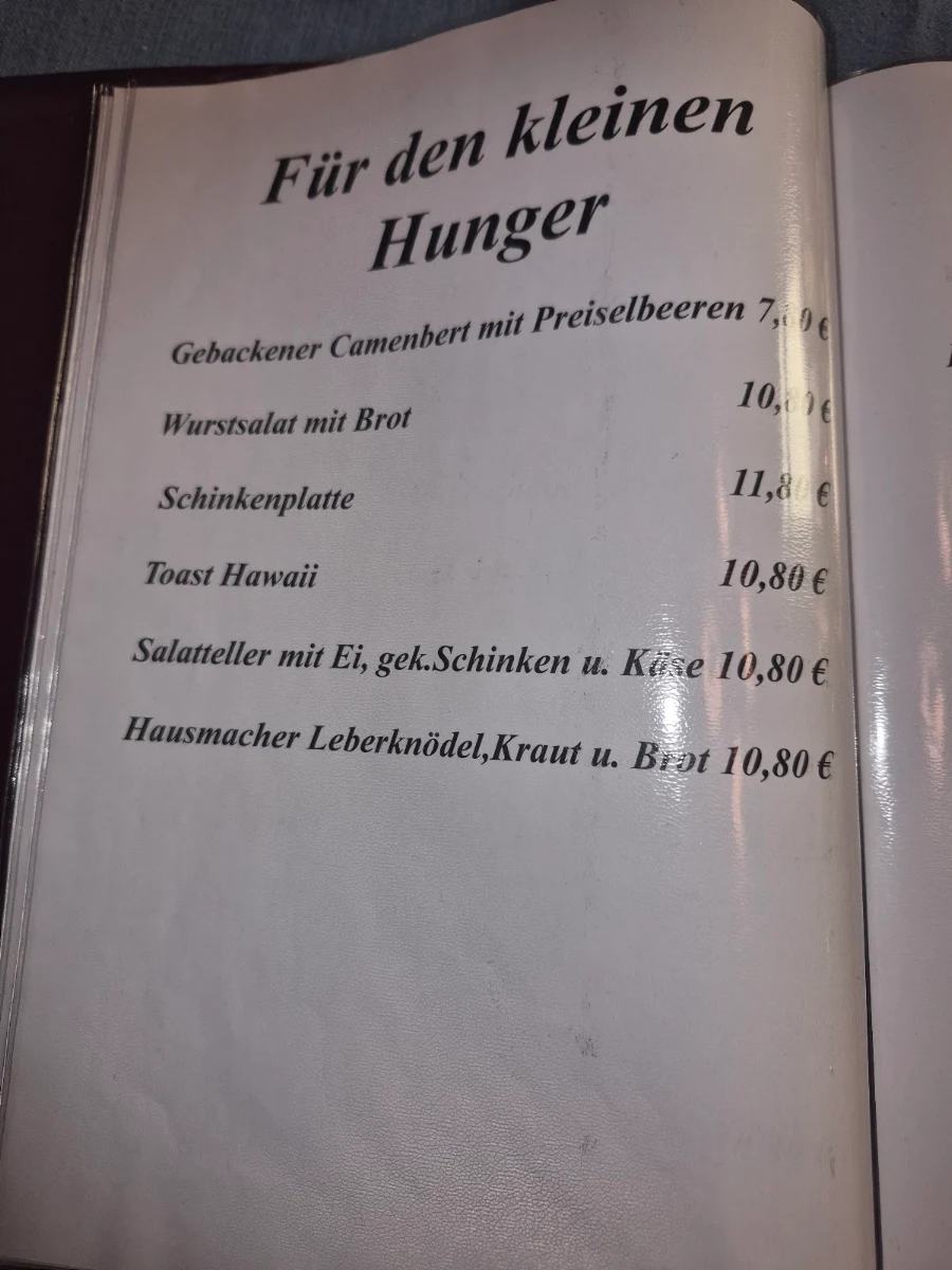 Speisekarte photo 1