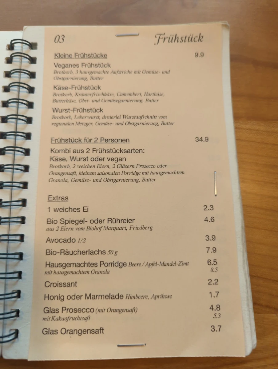 Speisekarte photo 1