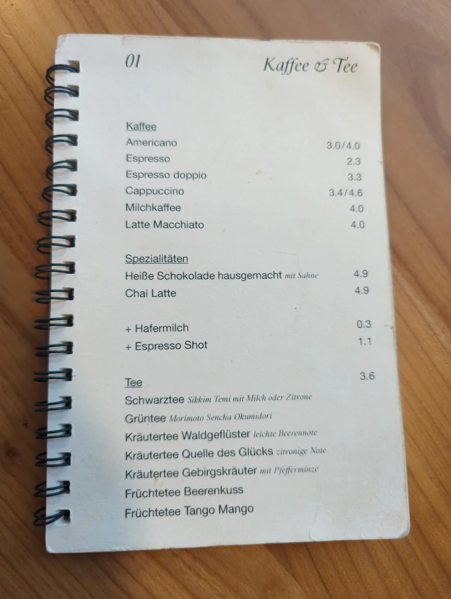 Speisekarte photo 3