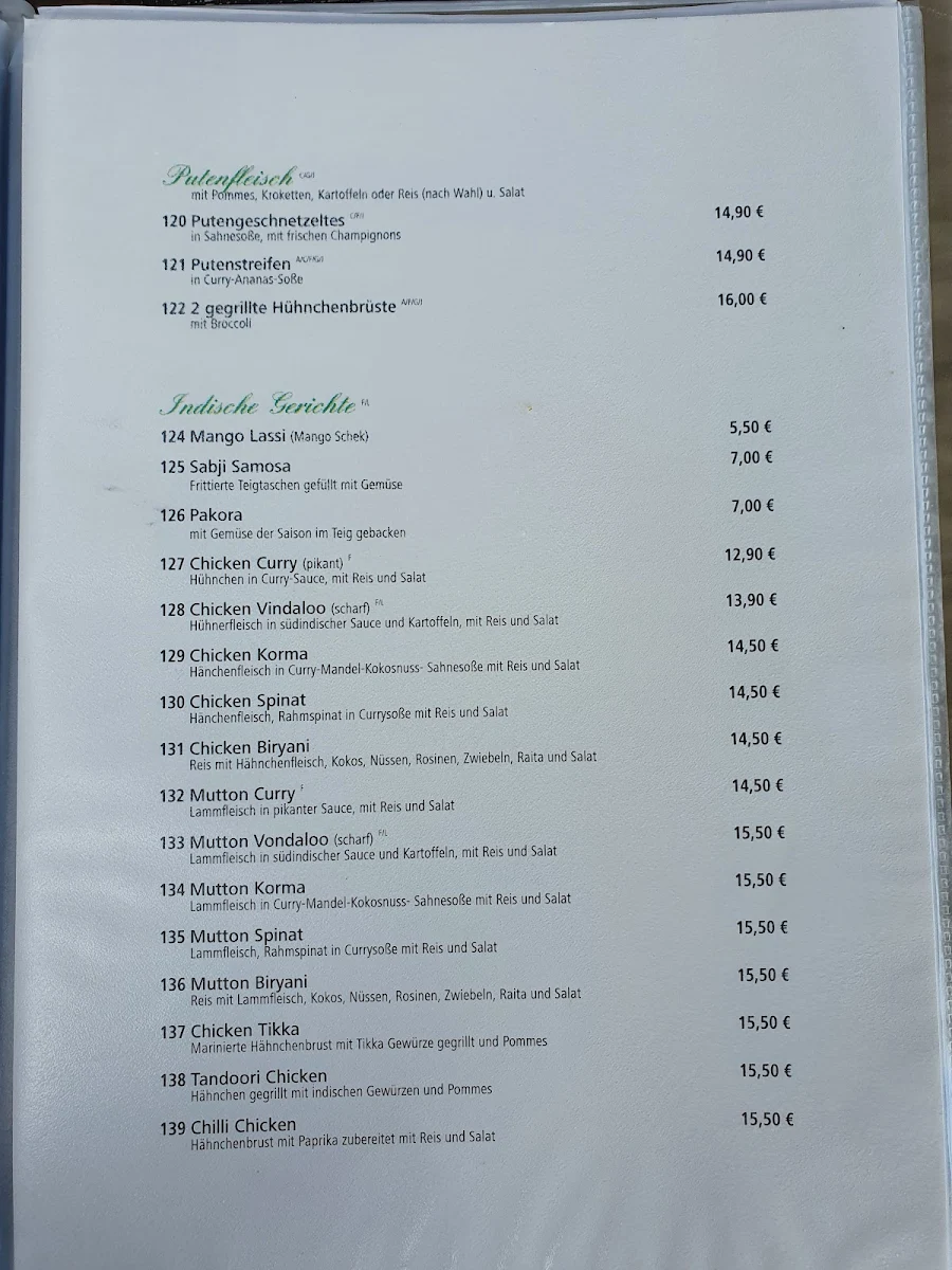 Speisekarte, Toscana- Restaurant, Bar, Lounge