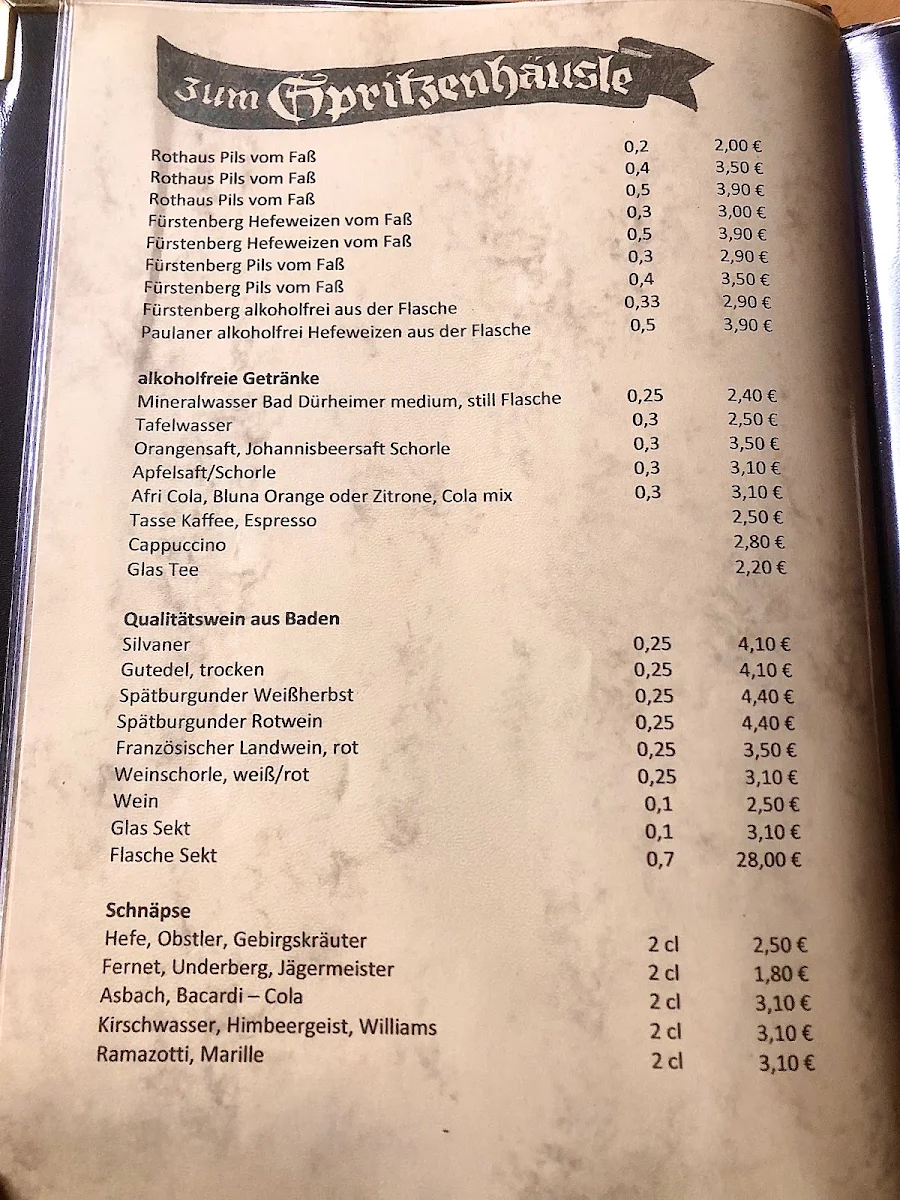 Speisekarte photo 1