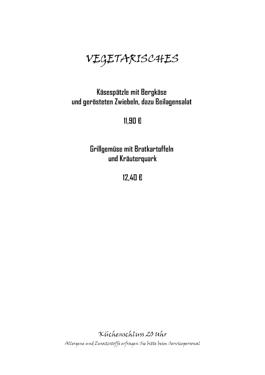 Speisekarte photo 10