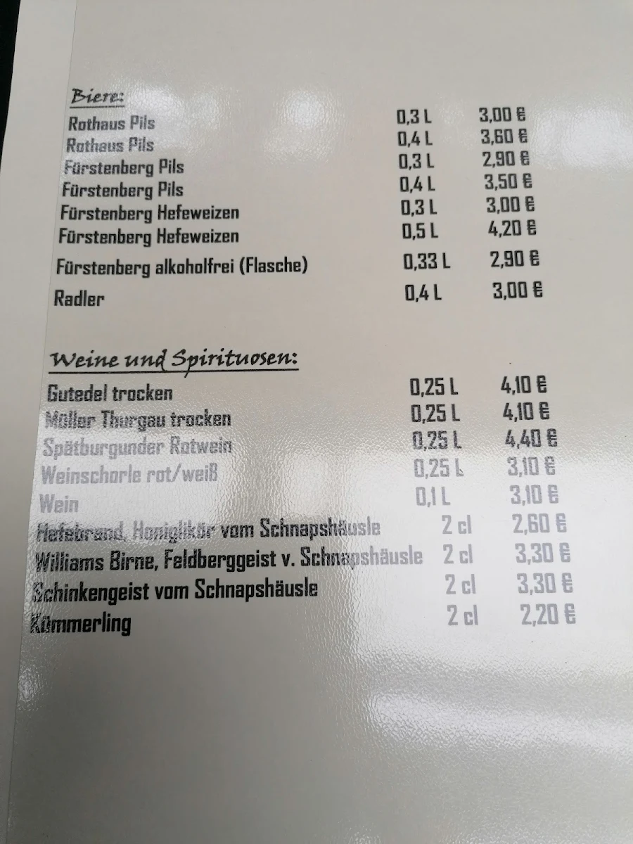Speisekarte photo 3
