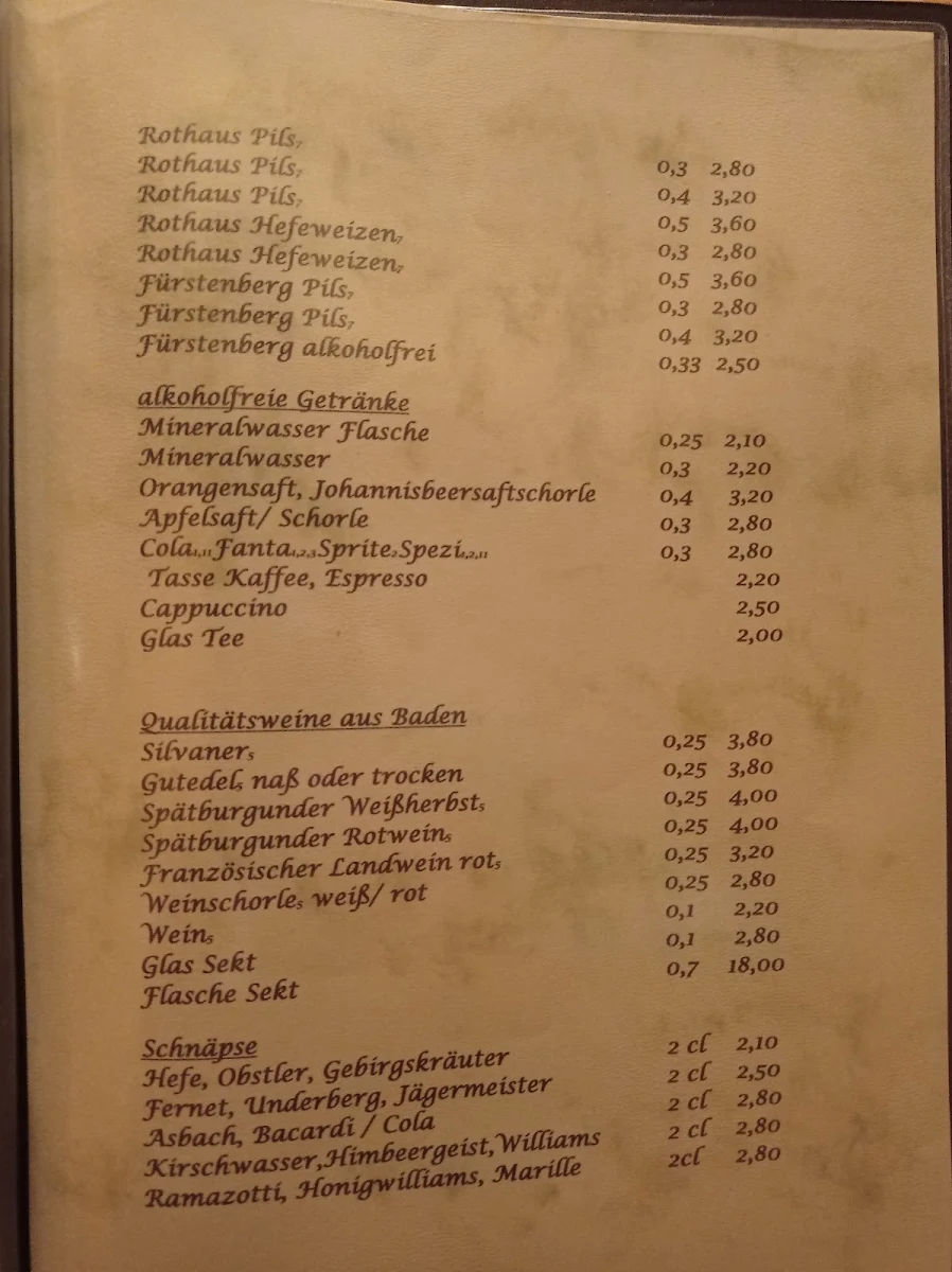 Speisekarte photo 4