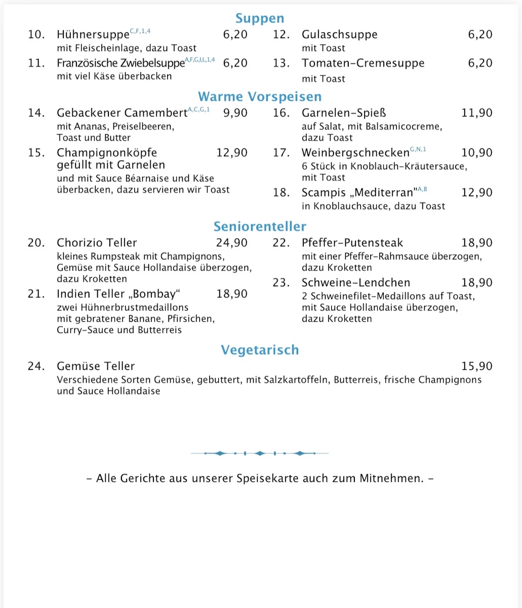 Speisekarte photo 4