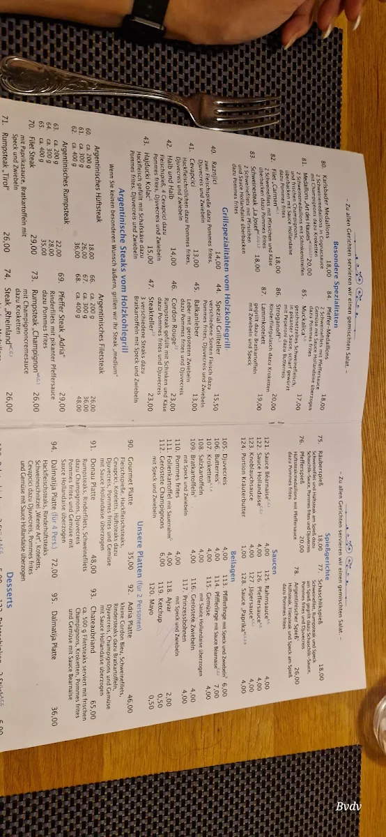 Speisekarte photo 6