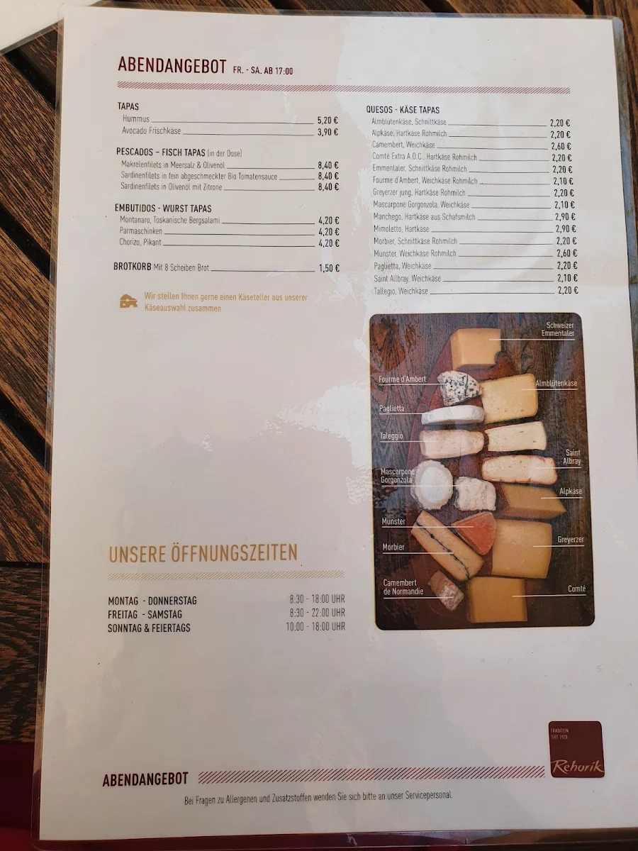 Speisekarte photo 5