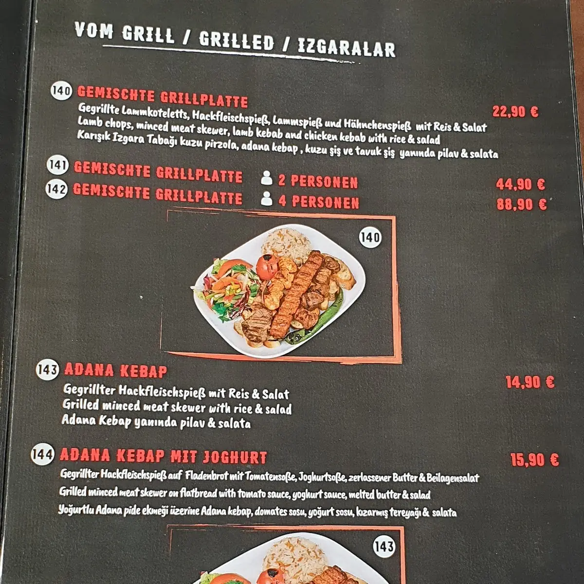 Speisekarte photo 2