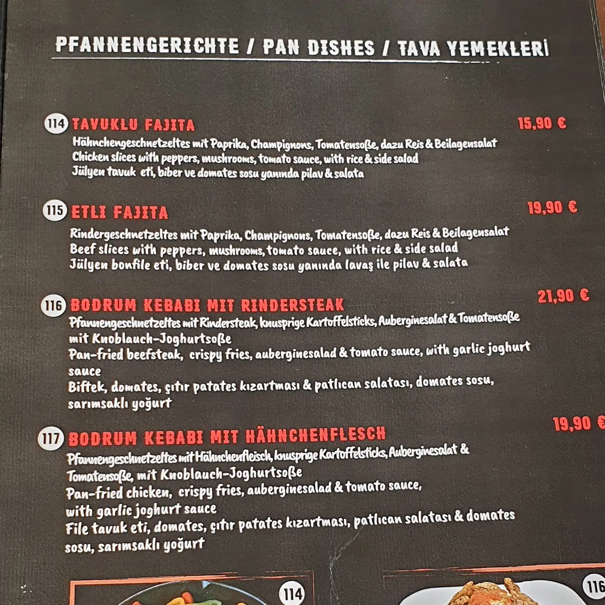 Speisekarte photo 7