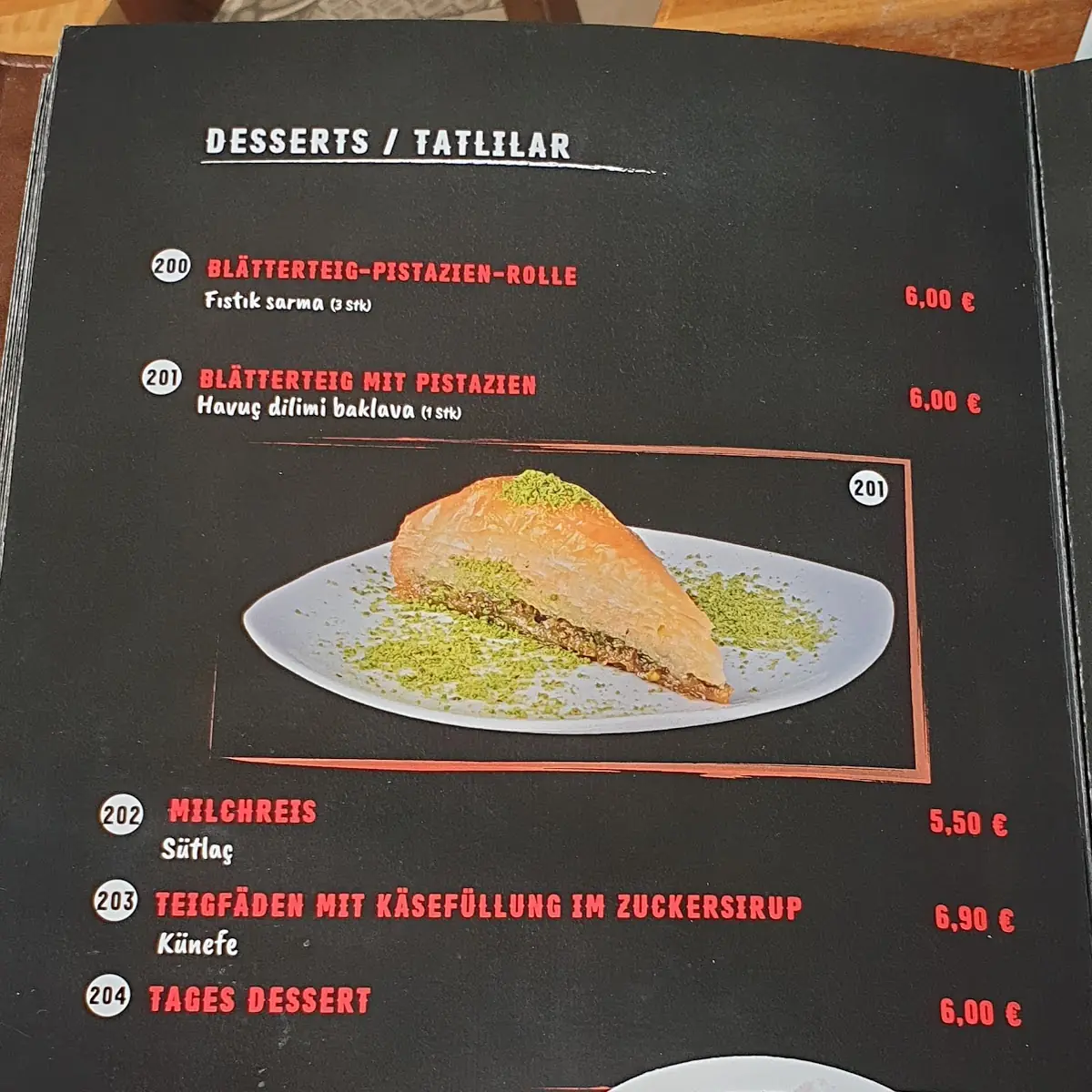 Speisekarte photo 8