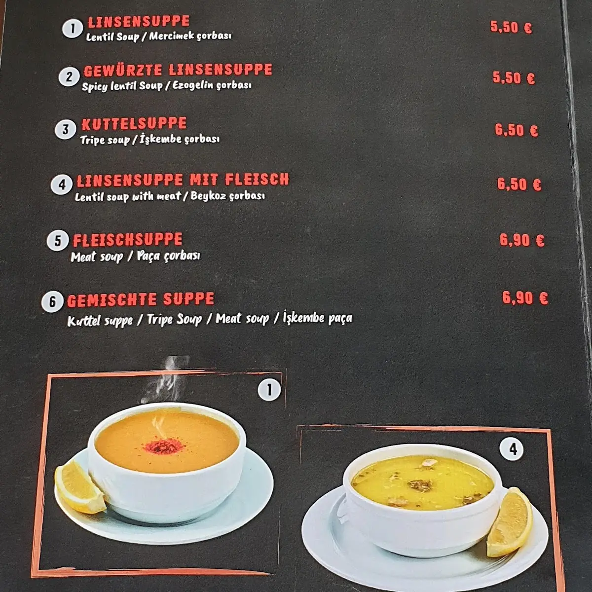 Speisekarte photo 9