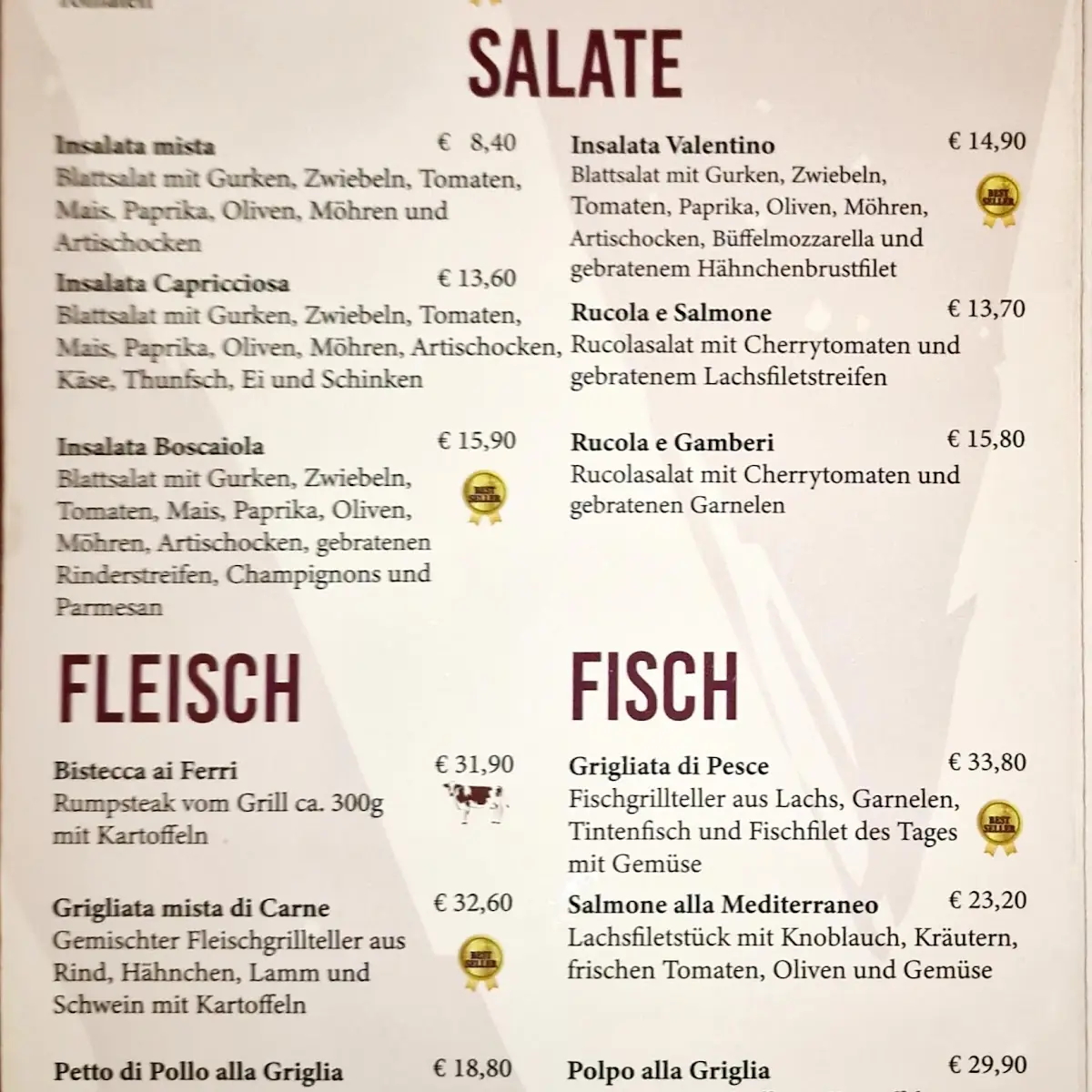 Speisekarte photo 1