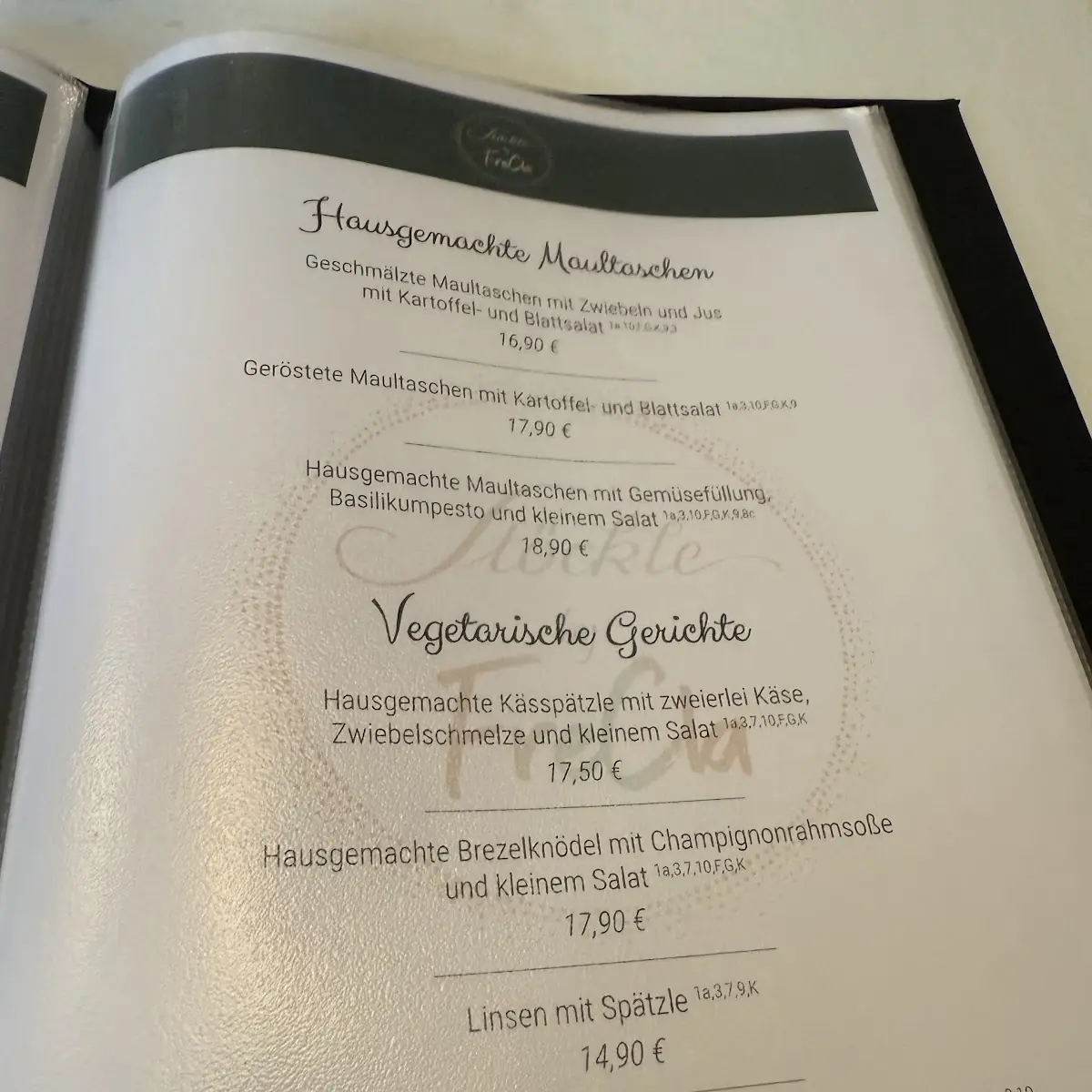 Speisekarte photo 10