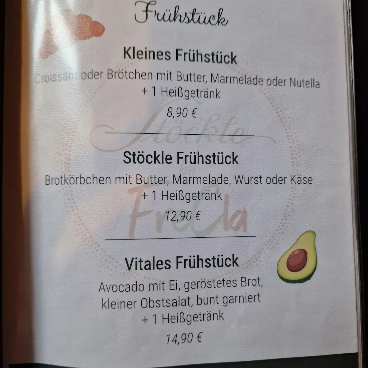 Speisekarte photo 6