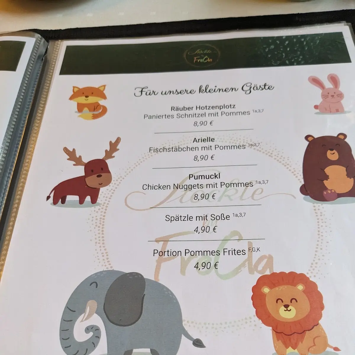 Speisekarte photo 9