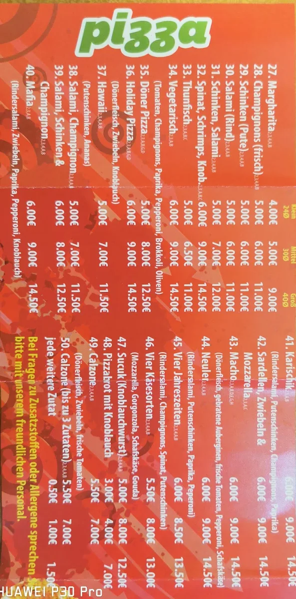Speisekarte photo 1