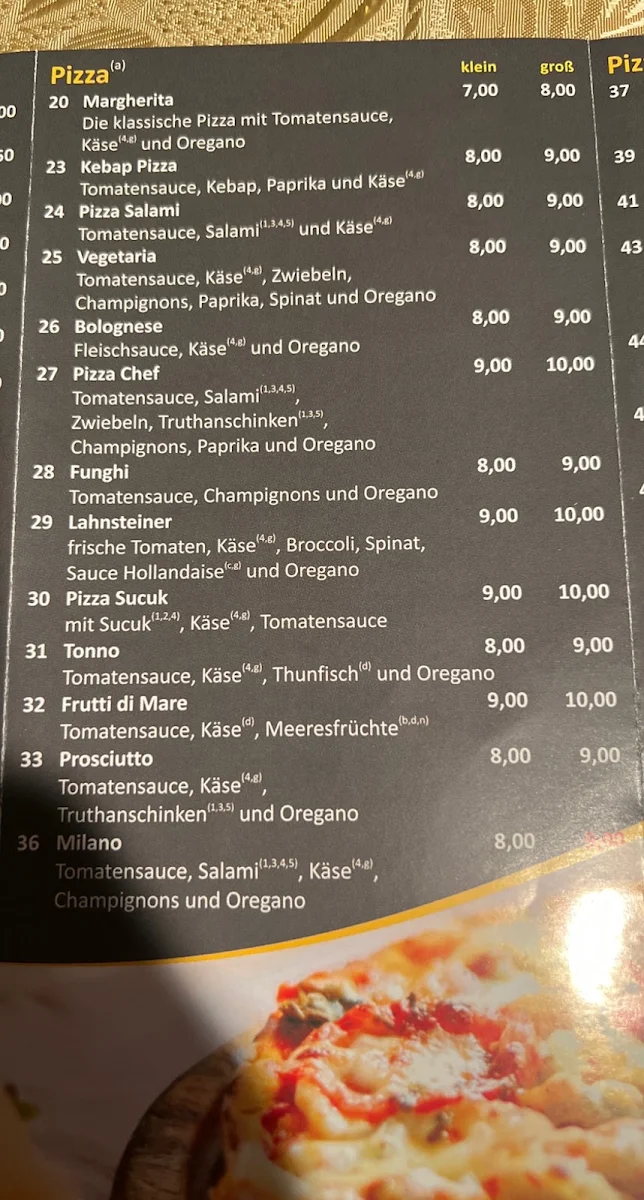 Speisekarte photo 5