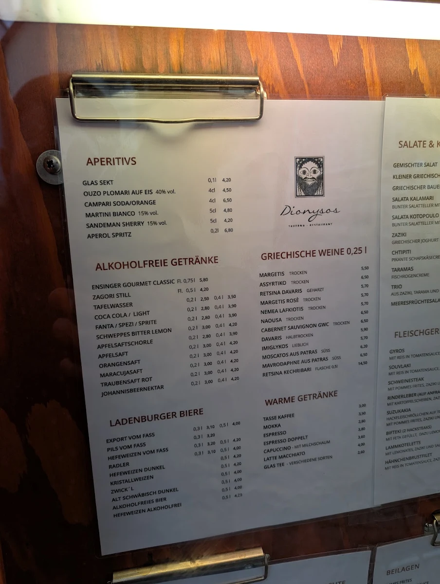 Speisekarte photo 2