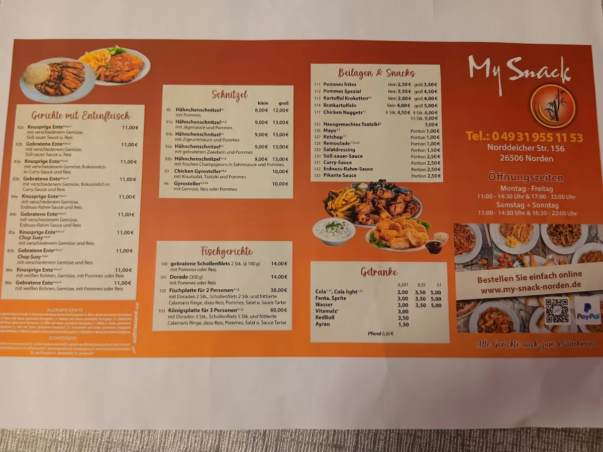 Speisekarte photo 3