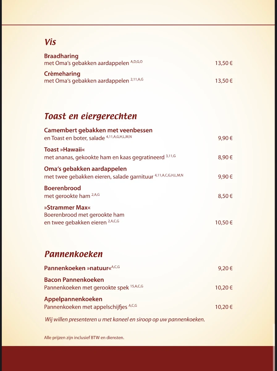 Speisekarte photo 2