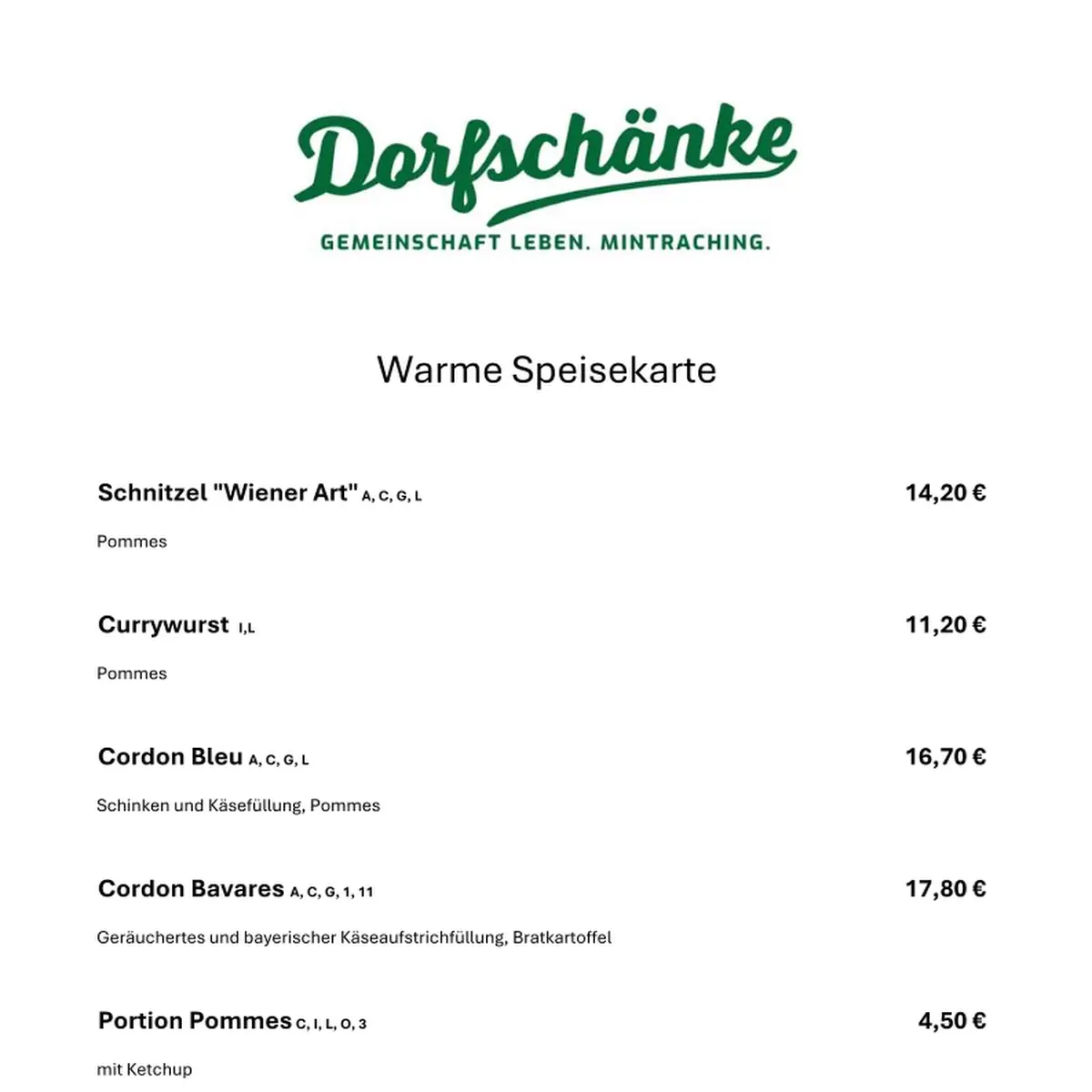 Speisekarte photo 3