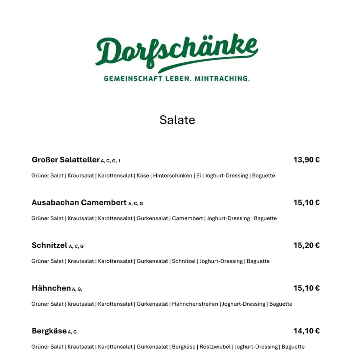 Speisekarte photo 4
