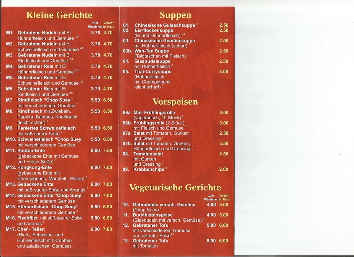 Speisekarte photo 2