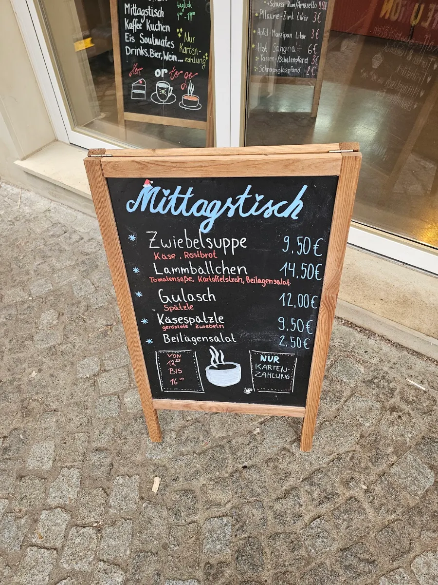 Speisekarte, Café Union