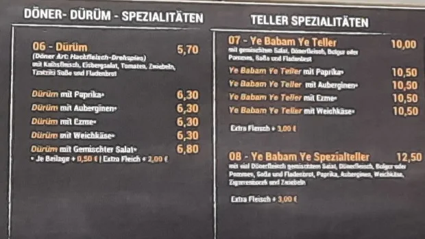 Speisekarte photo 1