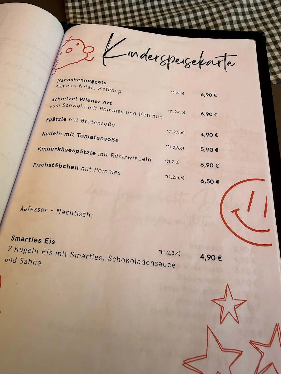Speisekarte, Posthalterei Betreiber GmbH und Co. KG
