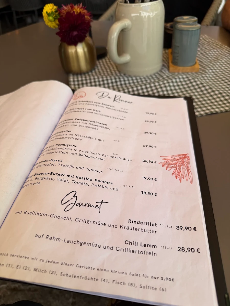 Speisekarte, Posthalterei Betreiber GmbH und Co. KG