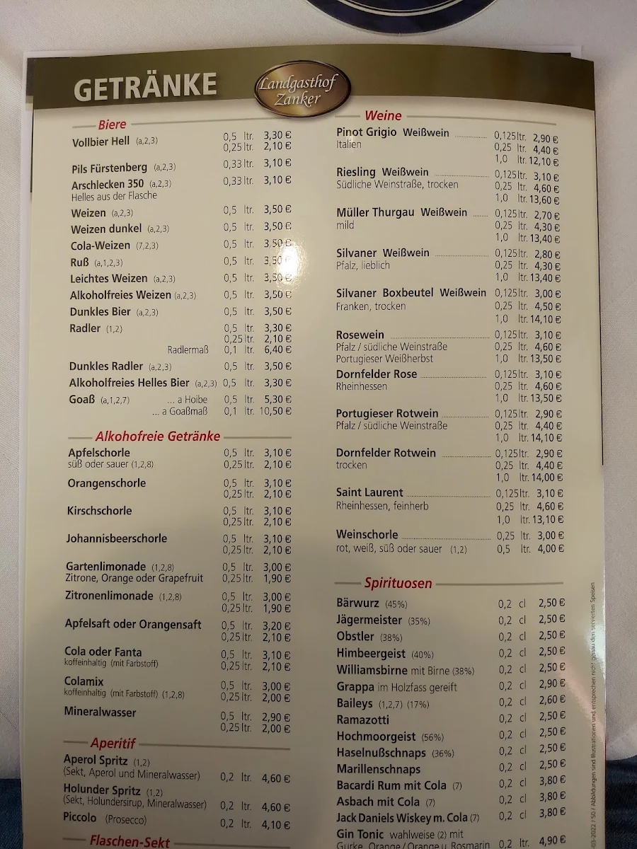 Speisekarte photo 3