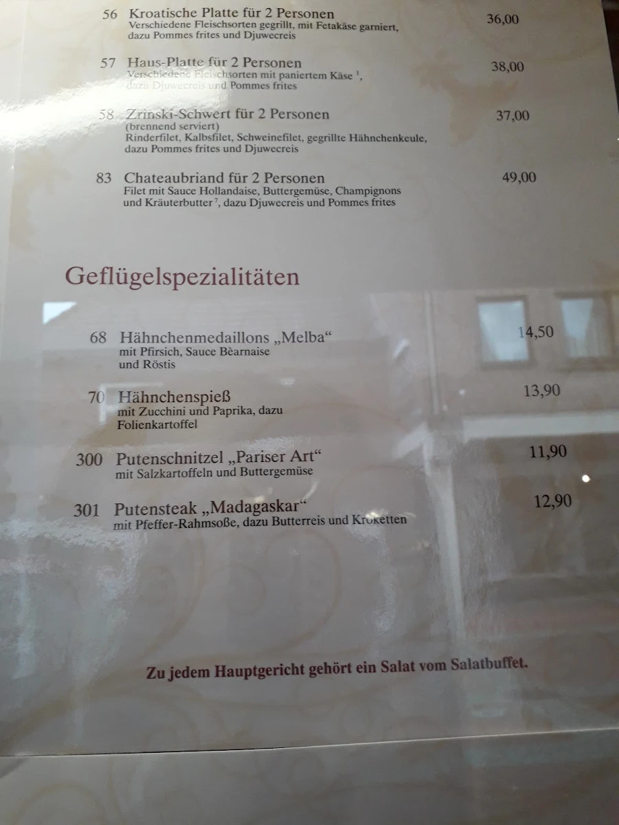 Speisekarte photo 1