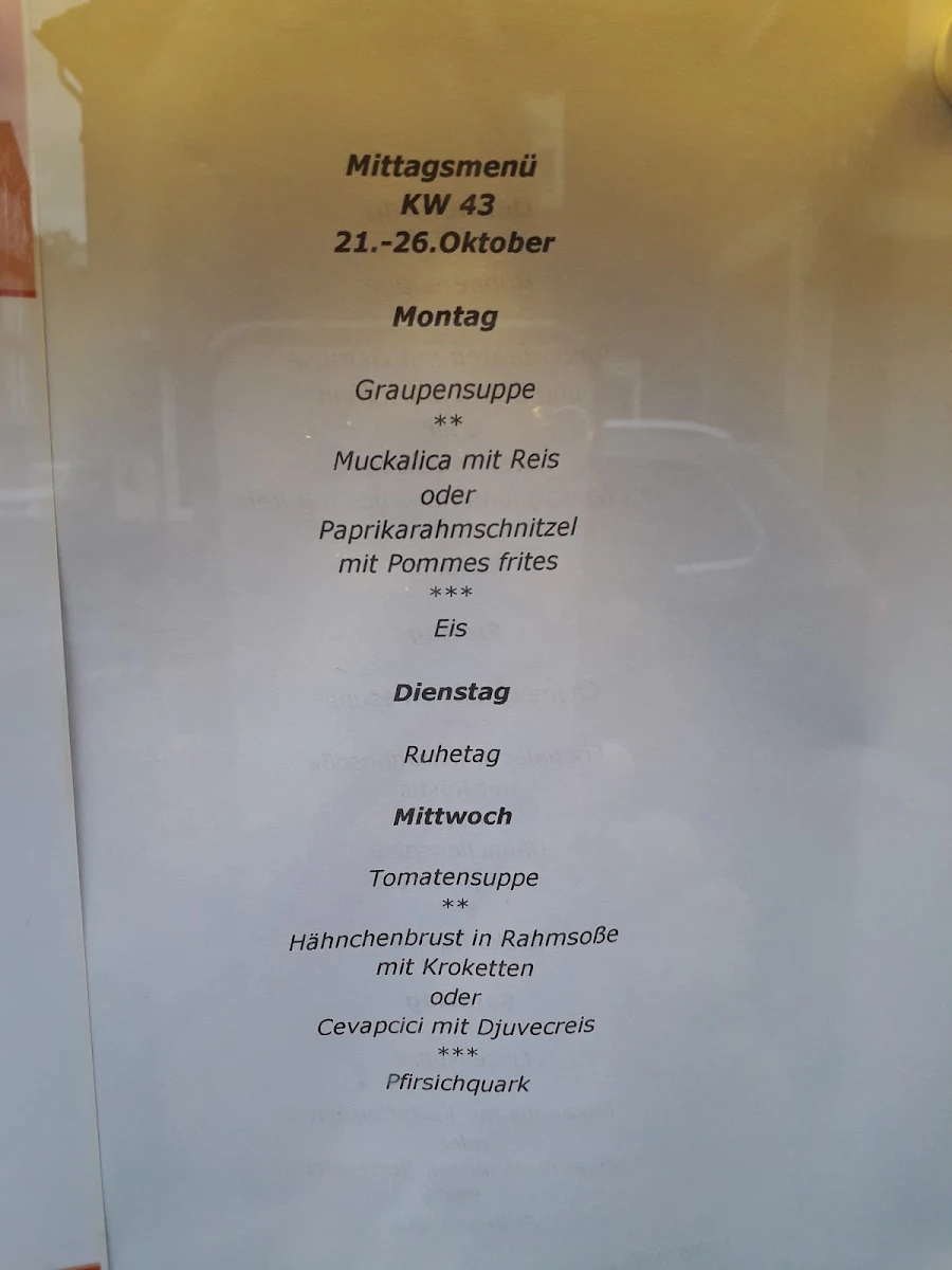 Speisekarte photo 2