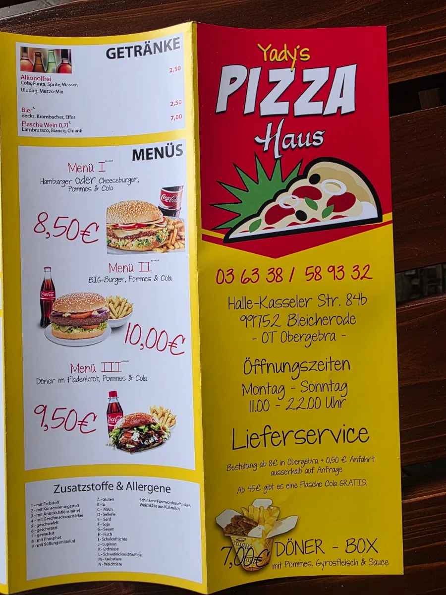 Speisekarte photo 3