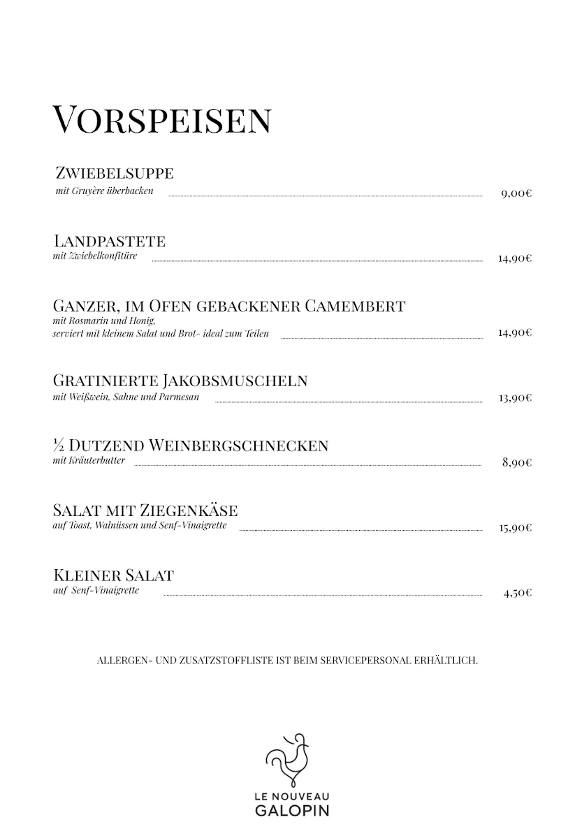 Speisekarte photo 3