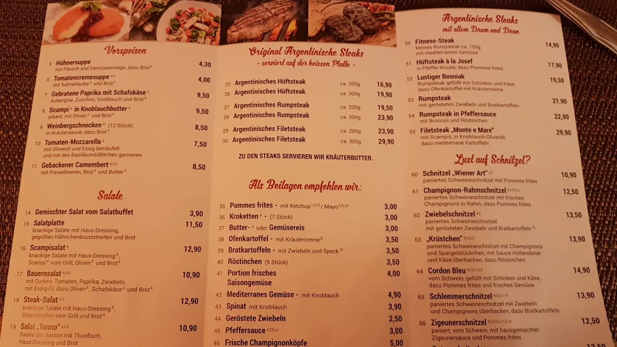 Speisekarte photo 1