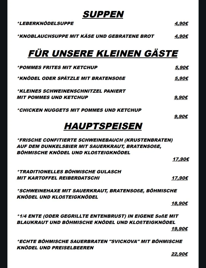 Speisekarte photo 1